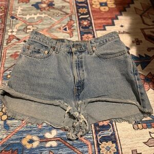 Levi's Vintage Cut Off 512 Blue Jean Shorts